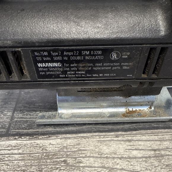 Black & Decker 7543 Single Speed Basic Jig Saw - Picture 7 of 9